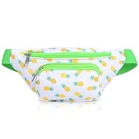 Pineapple Kids Fanny Packs for Girls Childrens Sports Holidays Party Camping Trip Crossbody Bags