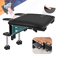 arm Rest for Desk Adjustable Arm Rest Support for arm Support for Computer Desk Ergonomic Desk Extender Rotating Mouse Pad Holder for Table Office Chair Desk