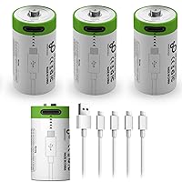 4 Pack CR2 Battery,Rechargeable CR2 3.7v Lithium Batteries, 4 in 1 USB Type C Rechargeable Lithium CR2 CR15H270 15270 Batteries, 300mAh,1.5Hours Fast Charge 4 Pack CR2 Battery,Rechargeable CR2 3.7v Lithium Batteries, 4 in 1 USB Type C Rechargeable Lithium CR2 CR15H270 15270 Batteries, 300mAh,1.5Hours Fast Charge