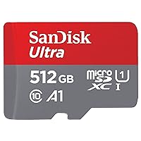[Older Version] SanDisk 512GB Ultra microSDXC UHS-I Memory Card with Adapter - 120MB/s, C10, U1, Full HD, A1, Micro SD Card - SDSQUA4-512G-GN6MA