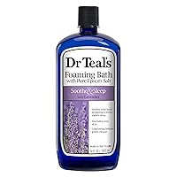 Dr Teal's Foaming Bath 3-Pack (102 Fl Oz Total) Soothe & Sleep with Lavender