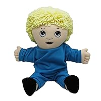 Children's Factory Sweat Suit Doll, Caucasian Boy, CF100-728, Baby Doll, 3-5 Year Old Kids Preschool, Daycare and Classroom Pretend Play Equipment, Blue, 14 inches