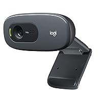 Logitech C270 Desktop or Laptop Webcam, HD 720p Widescreen for Video Calling and Recording (Renewed)