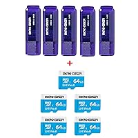 Micro Center SuperSpeed 5 Pack 64GB USB 3.0 Flash Drive+5 Pack 64GB microSDXC Card
