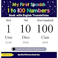 My First Spanish 1 to 100 Numbers Book with English Translations (Teach & Learn Basic Spanish words for Children 20) My First Spanish 1 to 100 Numbers Book with English Translations (Teach & Learn Basic Spanish words for Children 20) Kindle Paperback