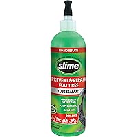 Slime 10004 Dirt Bike Tube Puncture Repair Sealant, Prevent and Repair, Suitable for All Dirt Bikes with Tubes, Non-Toxic, Eco-Friendly, 16oz Bottle