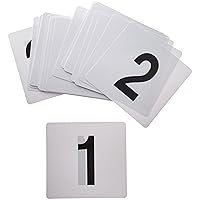 Winco 1-25 Plastic Table Numbers