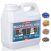 35oz Gravel Glue, Concentrate Mulch & Gravel Glue for Landscaping, Transparent Gravel Glue for Rocks, Landscaping Pea Gravel, Bark, Leaf, Stones & Rubber