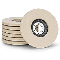 4 1/2 Inch Wool Felt Polishing Wheel Disc, Very Fine Abrasives Wool Buffing Wheel Polishing Pads for 7/8