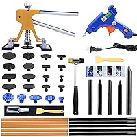 Auto Dent Puller Kit - Adjustable Golden Dent Remover Tools Paintless Dent Repair Kit Dent Lifter Puller for Car Large & Small Ding Hail Dent Removal