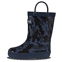 Lone Cone Elementary Collection - Premium Natural Rubber Rain Boots with Matte Finish for Toddlers and Kids