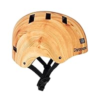Retrospec cm-1 Bicycle/Skateboard Helmet for Adult CPSC Certified Commuter, Bike, Skate , Pine Grain, 51-55 cm / Small