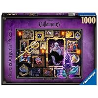 Ravensburger Disney Villainous Ursula 1000 Piece Jigsaw Puzzle for Adults – Every Piece is Unique, Softclick Technology Means Pieces Fit Together Perfectly
