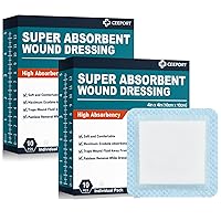 20 PCS Super Absorbent Dressing Pads for Wound Care, 4