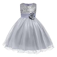 Flower Girls Sequins Rainbow Tutu Dress for Kids Baby Wedding Bridesmaid Pageant Birthday Party Princess Tulle Dresses