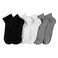 Sof Sole Women’s Multi-Pack Low Quarter Non-Cushioned Super Soft Comfort Basic Ankle Sock (6-pair)