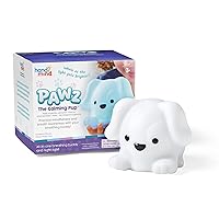 hand2mind PAWZ The Calming Pup, Learn Deep Breathing, Rechargeable Animal Night Light, Kids Anxiety Relief, Mindfulness for Kids, Calm Down Corner Supplies, Social Emotional Learning Activities
