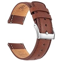 Quick Release Watch Band,Top Genuine Leather Watch Straps 19mm 20mm 21mm 22mm 24mm for Men and Women