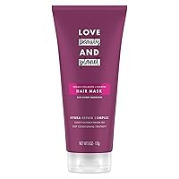 Love Beauty and Planet Hair Mask Deep Conditioning Treatment Vegan Collagen + Keratin & Sun-Kissed Mandarin for Damaged, Fragile Hair Sulfate-free, Silicone-free, & Paraben-Free 6 oz