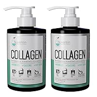 Collagen Firming Cream Moisturizer Lotion W/Aloe Vera & Green Tea. Skin Care Anti-Aging Collagen Face & Body Lotion For Wrinkle Repair, Sagging Skin, & Dry Skin, 15 Fl Oz (Pack of 2)