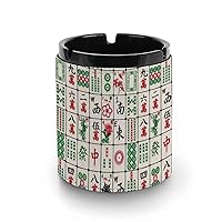 Chinese Mahjong Funny Ashtrays for Cigarettes Custom Smoking Ash Tray Decor for Tabletop Indoor Or Outdoor