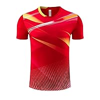 Kids T-Shirt Boys Football Training Shirts Tops Gym School P.E Sports Fitness Running Top Athletic T-Shirt