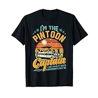 Funny Im The Pontoon Captain Boat Owner Husband Boating T-Shirt