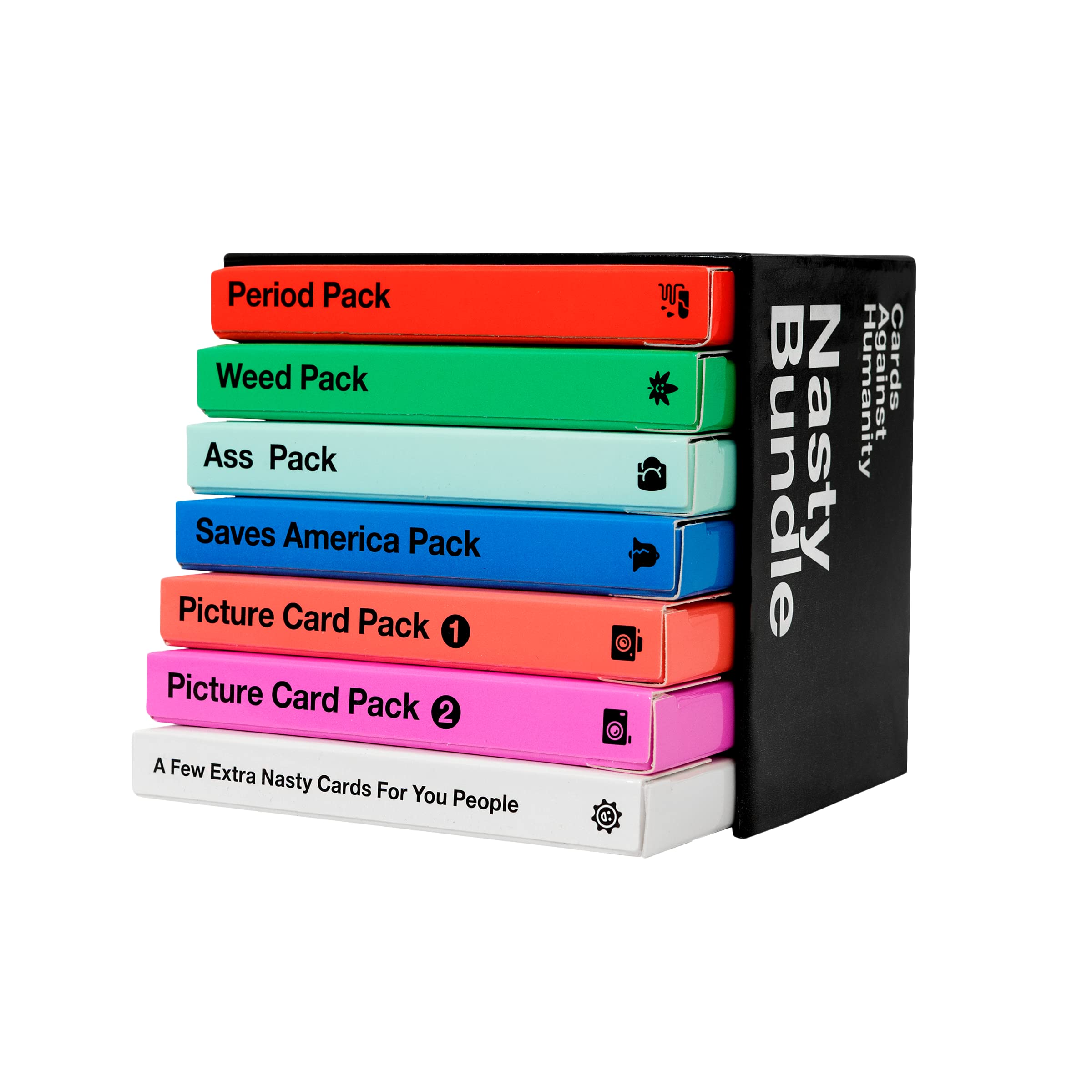 Cards Against Humanity: Nasty Bundle • 6 Nasty Themed Packs + 10 All-New Cards