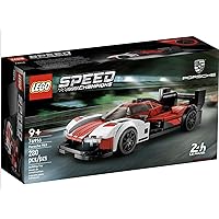 LEGO Speed Champions Porsche 963 76916, Model Car Building Kit, Racing Vehicle Toy for Kids, 2023 Collectible Set with Driver Minifigure, White