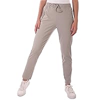 stylx Women's Chino Trousers Slip-On Trousers Women's Stretch Trousers Lightweight Trousers Size 36-54 with Elastic Waistband with Drawstring