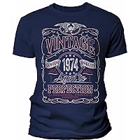 50th Birthday Shirt for Men - Vintage 1974 Aged to Perfection - 50th Birthday Gift