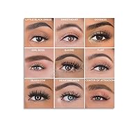 EISNDIE Eyelashes And Permanent Eyebrow Tattoo Beauty Art Poster Canvas Painting Wall Art Poster for Bedroom Living Room Decor 12x12inch(30x30cm) Unframe-style