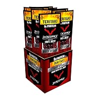 Jack Link’s Premium Cuts Beef Steak, Teriyaki, Happy National Jerky Day, Meat Snack with 9g of Protein, Great Father's Day Gifts for Dad, Made with Premium Beef, 1 Ounce (Pack of 12)