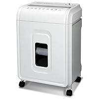 Aurora AU1275MA Professional Grade 12-Sheet Micro-Cut Paper and CD/Credit Card Shredder/ 60 Minutes Continuous Run Time, White/Gray
