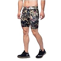 Kapow Meggings Men's Compression Shorts with Pockets