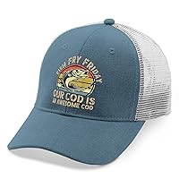 Fishing Hats Fish Fry Friday Our Cod is an Awesome Cod Hats and Funny Cool Hats & Gifts Cycling Hats &