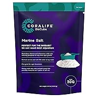 Coralife BioCube Aquarium Fish Tank Marine Salt, 30 Gallon