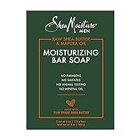 Men Bar Soap Cleanser to Clean and Hydrate Skin Moisturizing, Creamy Vanilla Bean, 8 Oz, 2 Count