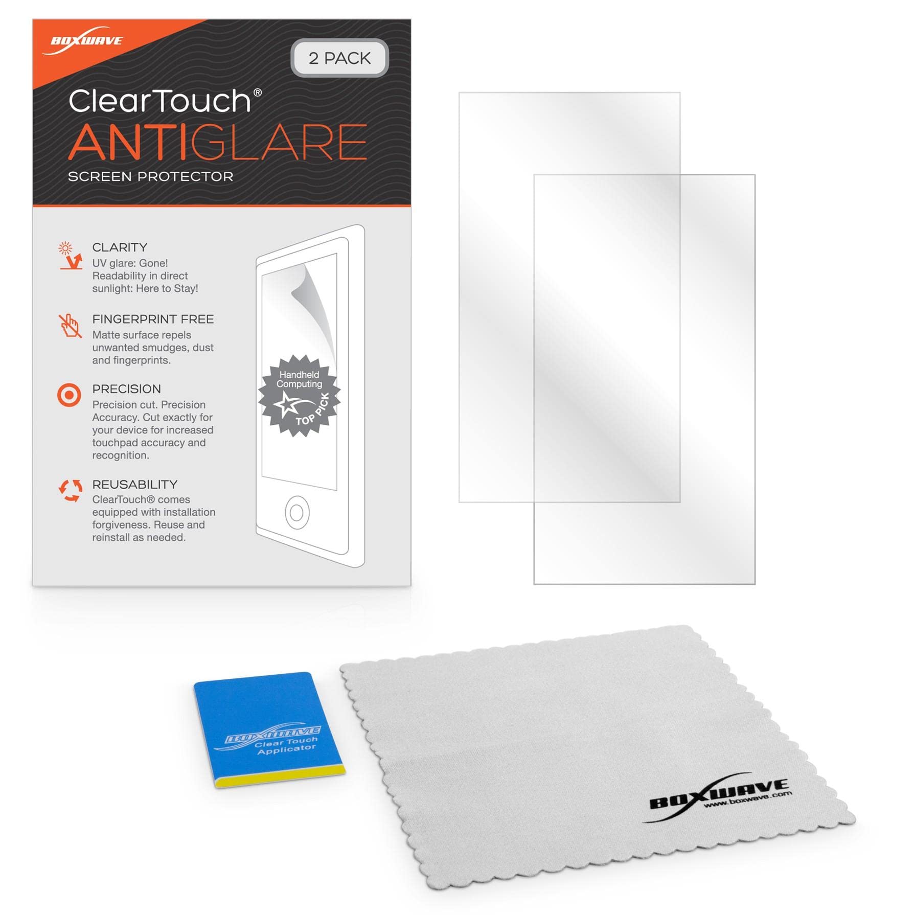 BoxWave Screen Protector Compatible With Garmin echoMAP CHIRP 93sv - ClearTouch Anti-Glare (2-Pack), Anti-Fingerprint Matte Film Skin for Garmin echoMAP CHIRP 93sv