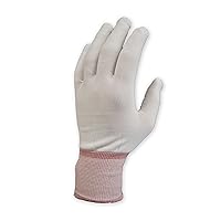 GLFF-XL Nylon Full Finger Knit Glove Liner Cuff, 1.7 Mils Thick, Extra Large (Pack of 300 Pairs)