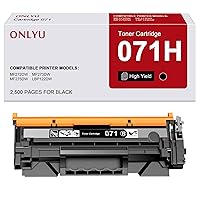 ONLYU Compatible Toner Cartridge for Canon 071H 071 Toner Cartridge（2500 Pages), Compatible to Imageclass LBP122dw MF272dw/MF273dw/MF275dw LBP122dw Laser Printer (High Yield Black, 1 Pack)