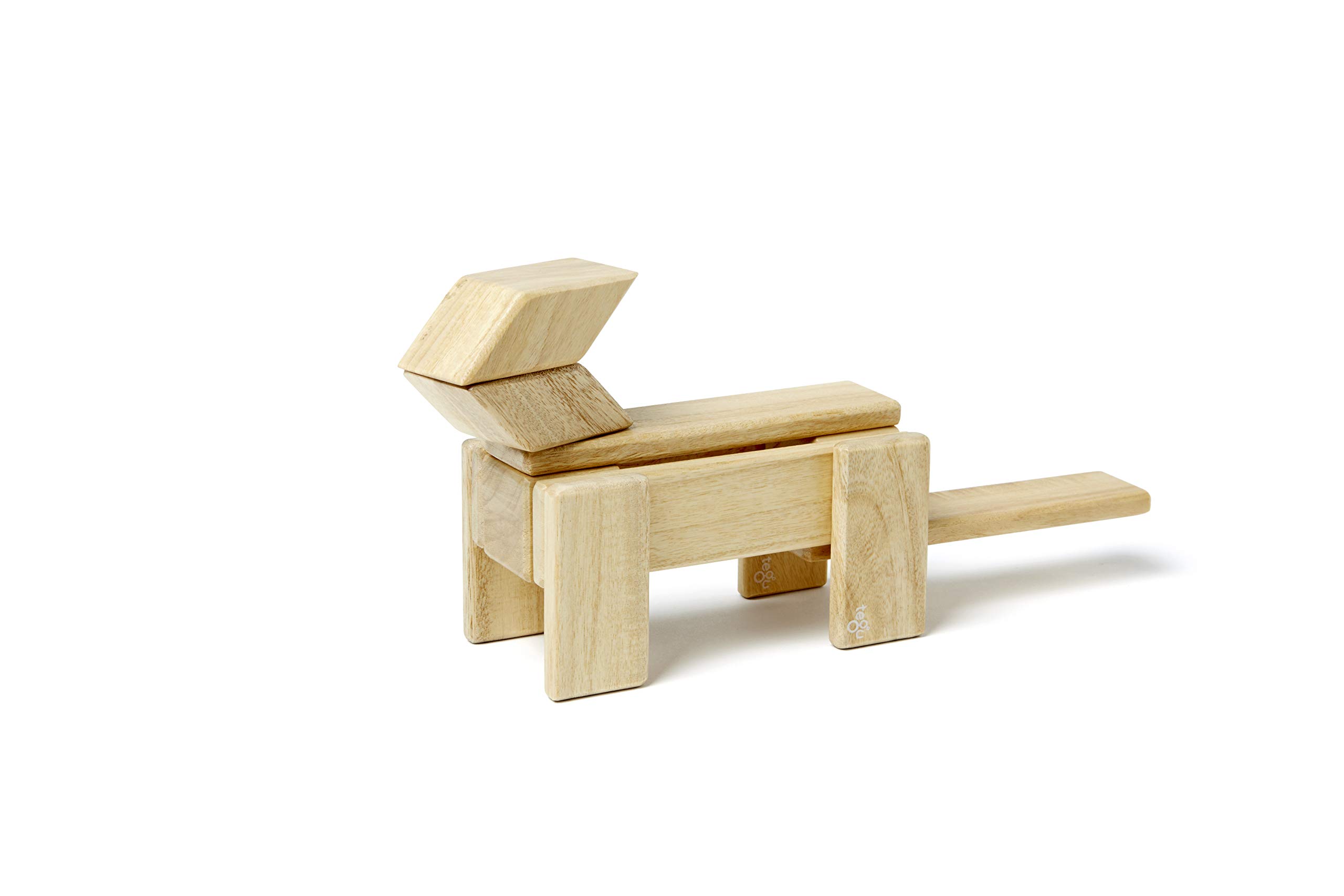 14 Piece Tegu Magnetic Wooden Block Set Natural