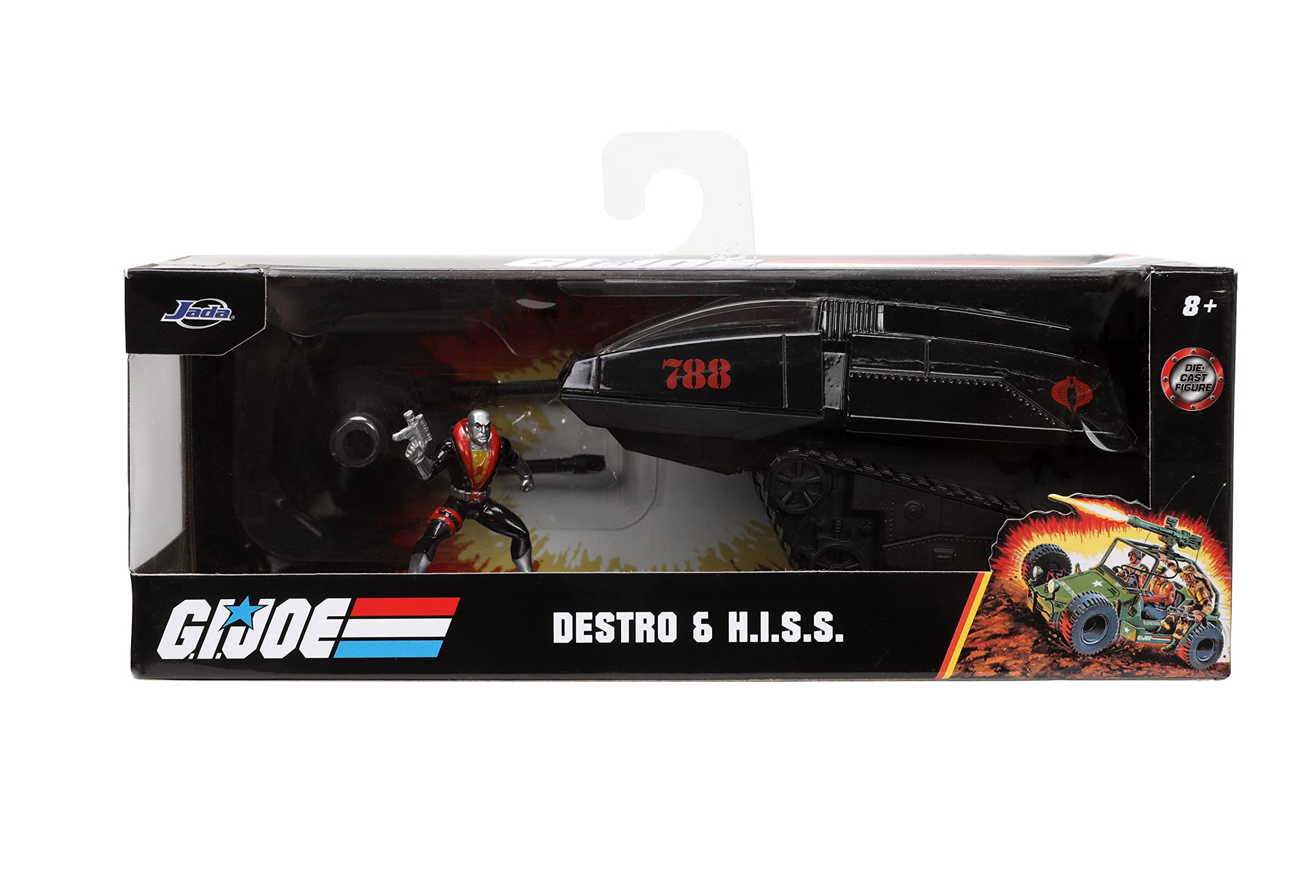 G.I. Joe 1:32 H.I.S.S. Die-Cast Car & 1.65
