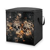 Decay Skull Storage Bags Breathable Clothes Storage Containers Closet Organizers with Handle