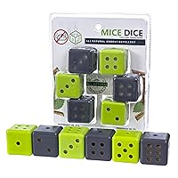 Peppermint Oil for Mice - Mice Dice Mouse Solution for Home and Outdoor - 6 Pack
