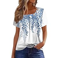 Womens Casual Tops Summer Tops for Women 2024 Spring Tops Your Orders Christmas Deals 2024 Casual Tops Womens Work Tops and Blouses Ladies Blouses and Tops Dressy 11-Blue 3X-Large