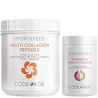 Codeage - Multi Collagen Protein + Women’s Daily Multivitamin Bundle