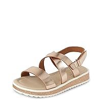 The Children's Place Girl's Baby Toddler Flatform Sandals