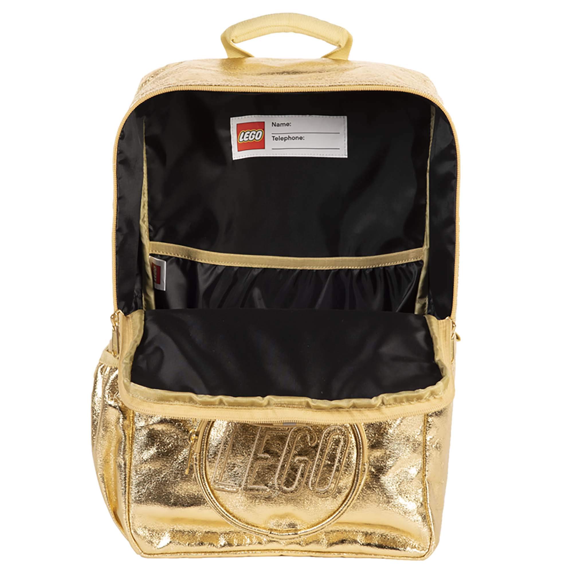 LEGO Brick Backpack - Gold Fashion Backpack, Gold