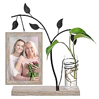 Gifts for Mom from Daughter Son, Mothers Day Gifts, Mom Birthday Gifts, Gifts for Grandma, Mother Grandmother Mama Gift, Wooden Picture Frame Plant Hydroponics Home Garden Office Decor